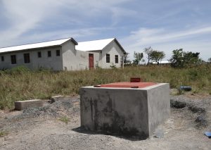 The New deep bore well, situated near the teachers’ houses, sponsored by Buffalo Sunrise Rotary.